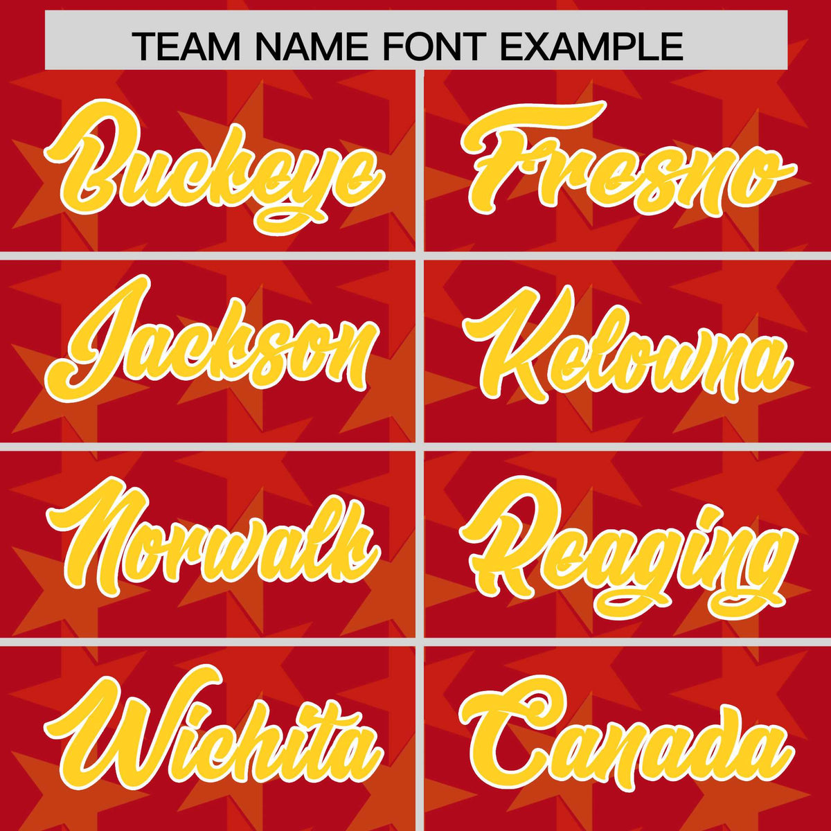 Custom Red Yellow Personalized All Star Graffiti Pattern Authentic American Football Jersey