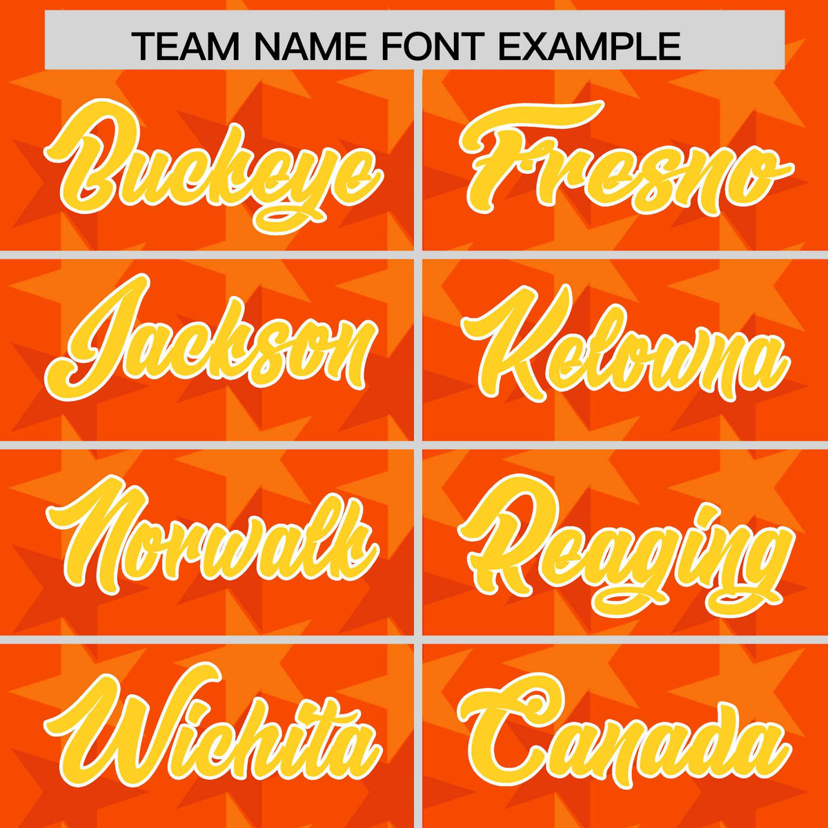 Custom Orange Gold Personalized All Star Graffiti Pattern Authentic American Football Jersey