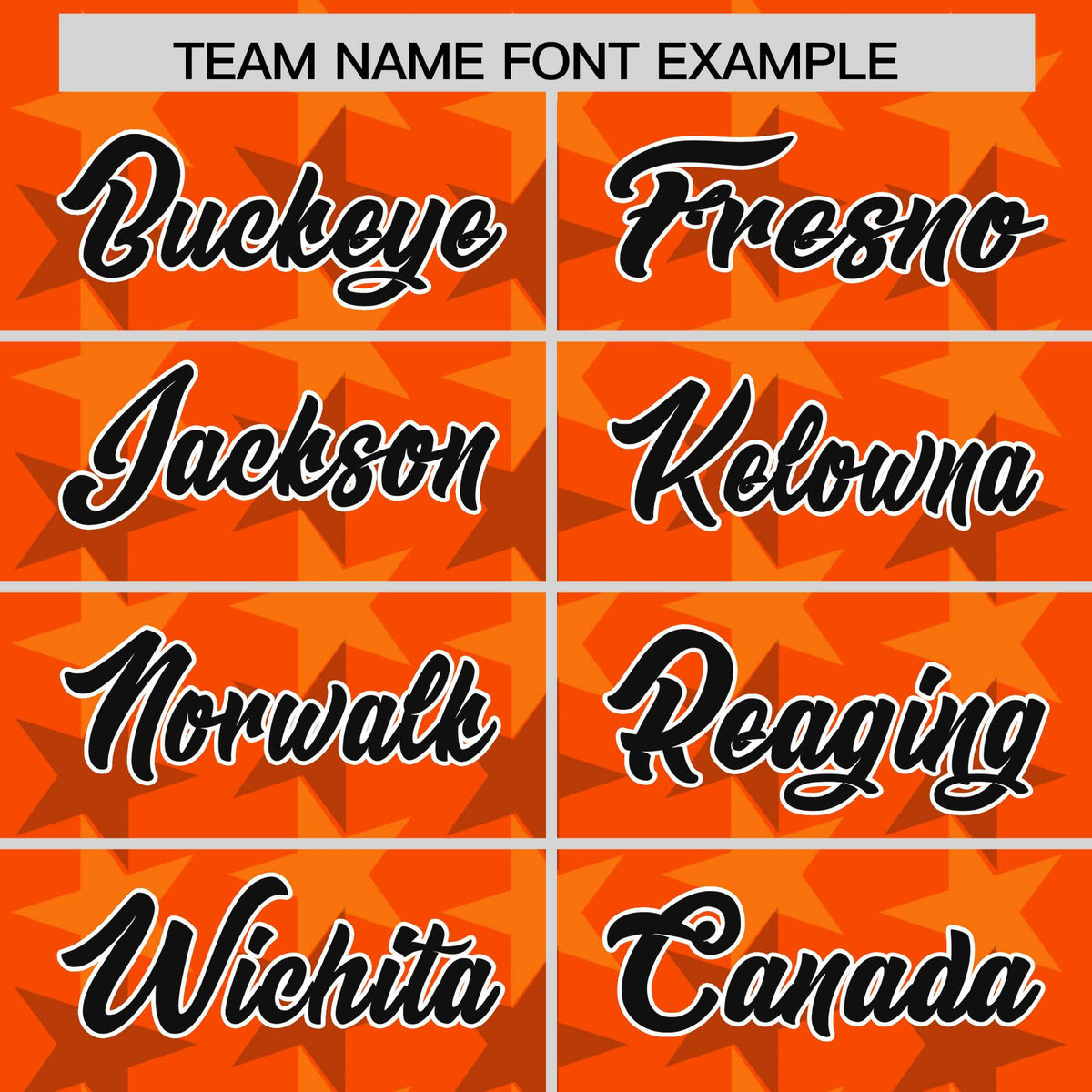 Custom Orange Black Personalized All Star Graffiti Pattern Authentic American Football Jersey