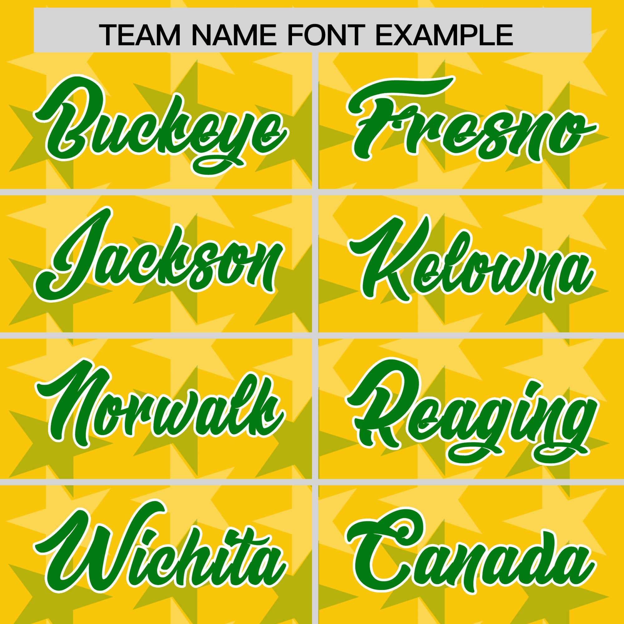 Custom Gold Kelly Green Personalized All Star Graffiti Pattern Authentic American Football Jersey