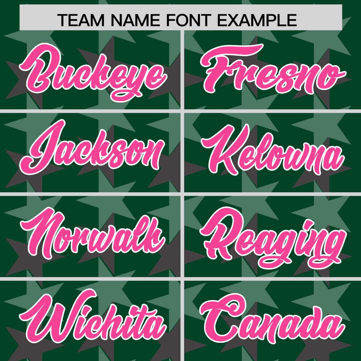 Custom Green Pink Personalized All Star Graffiti Pattern Authentic American Football Jersey