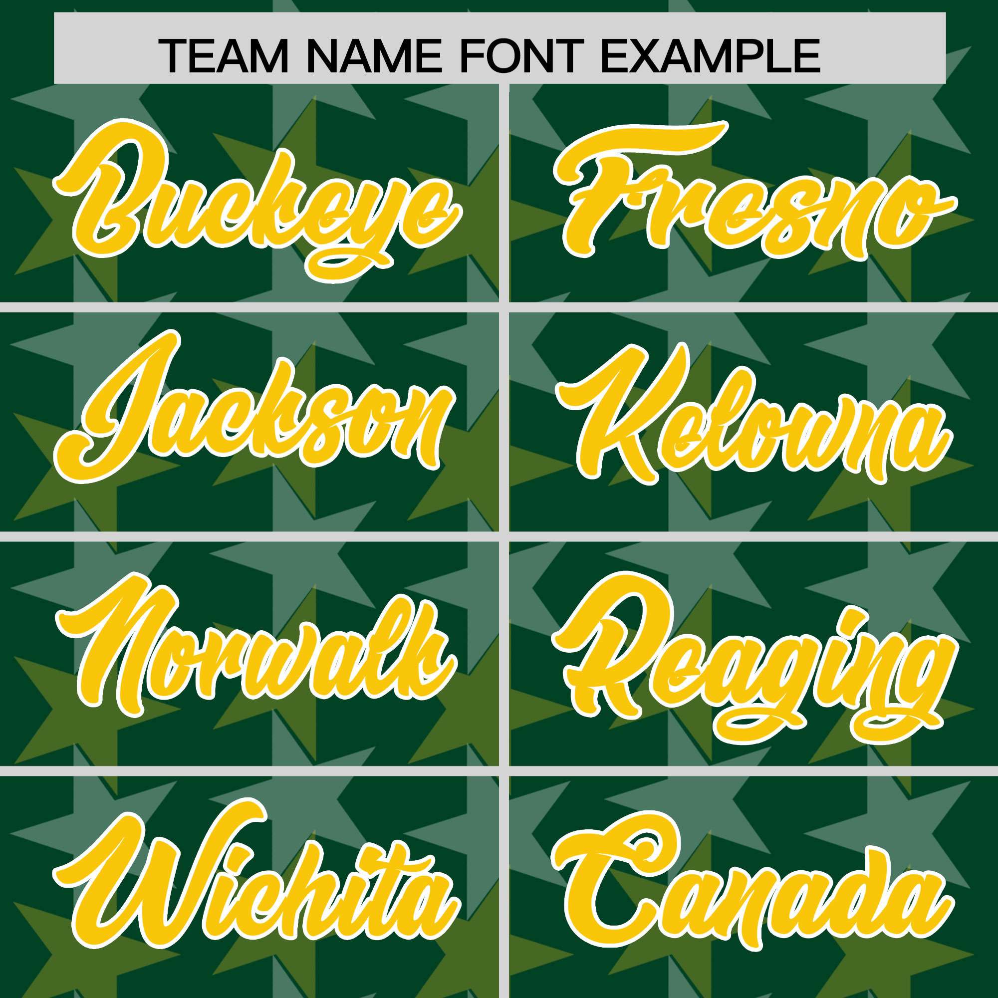 Custom Green Gold Personalized All Star Graffiti Pattern Authentic American Football Jersey