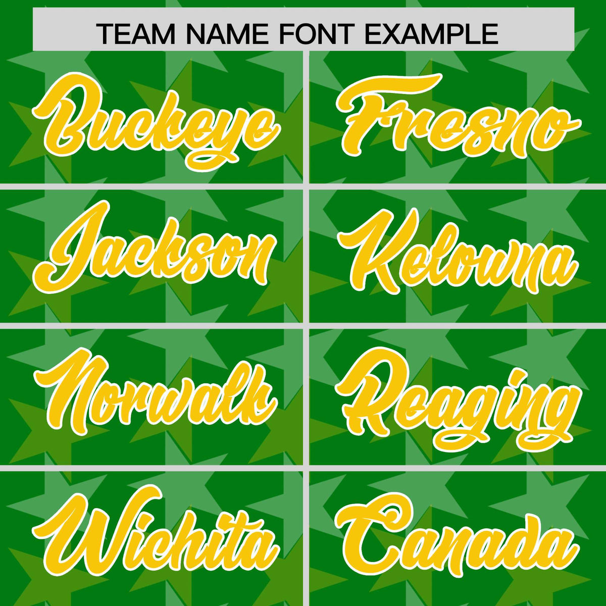 Custom Kelly Green Gold Personalized All Star Graffiti Pattern Authentic American Football Jersey