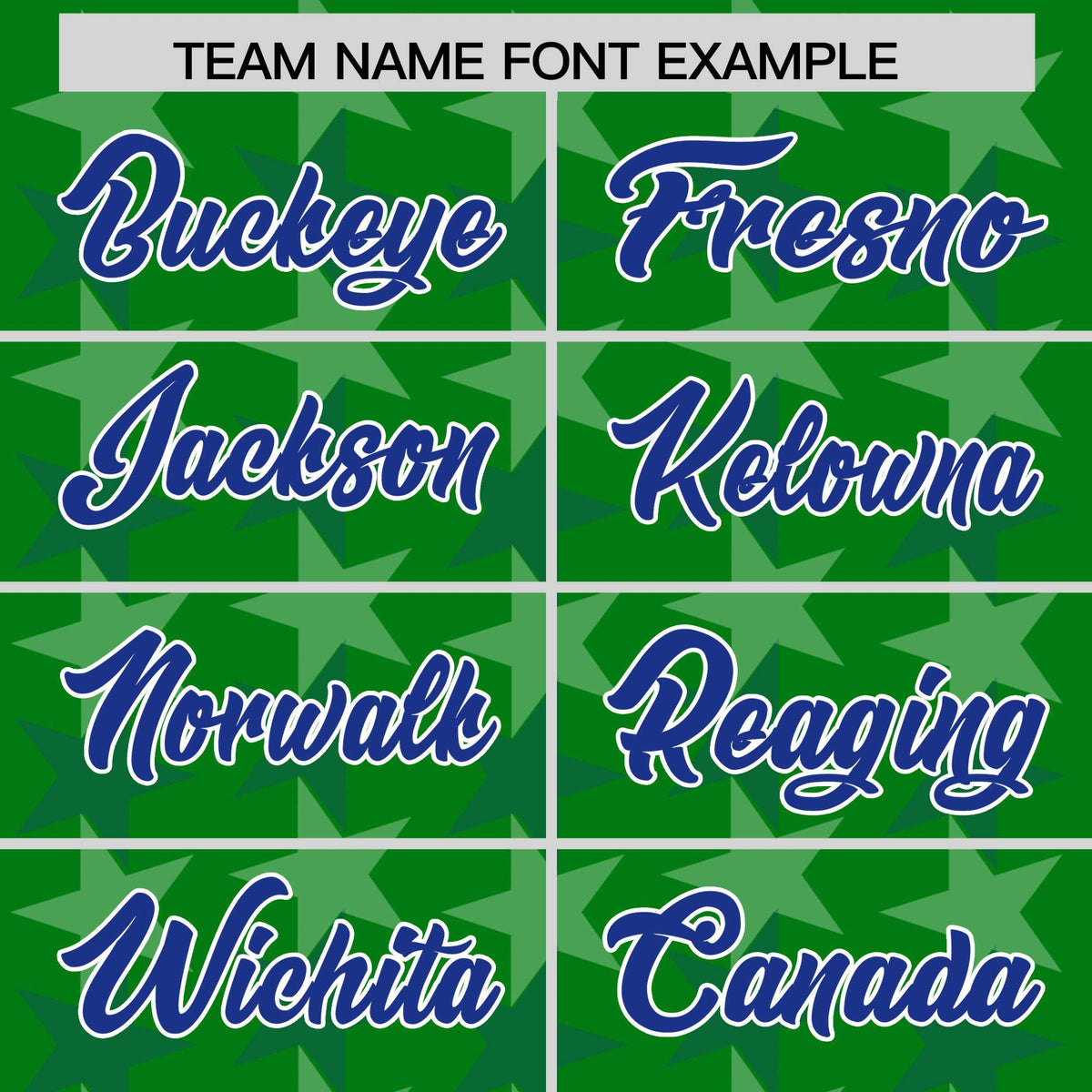 Custom Kelly Green Royal Personalized All Star Graffiti Pattern Authentic American Football Jersey