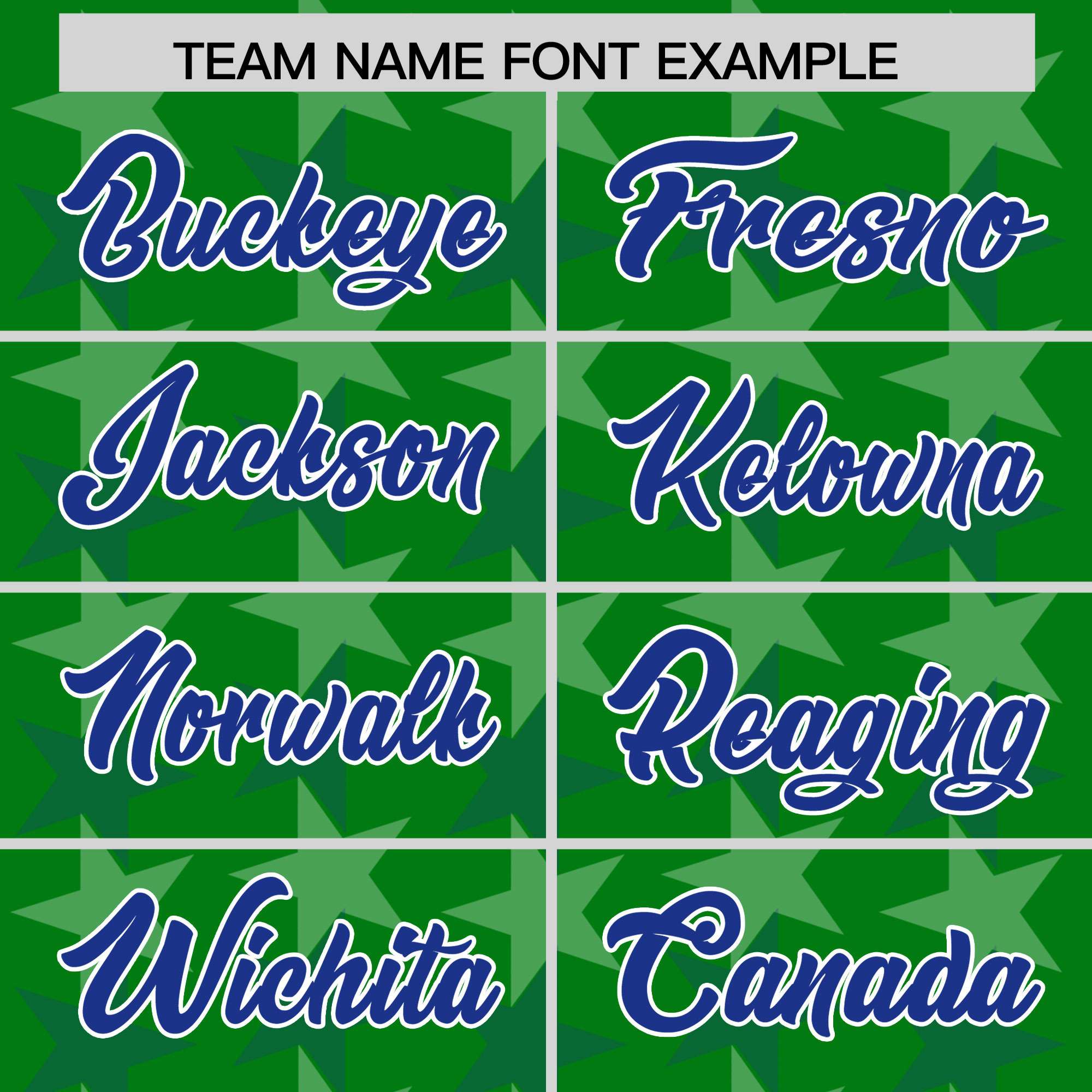 Custom Kelly Green Royal Personalized All Star Graffiti Pattern Authentic American Football Jersey