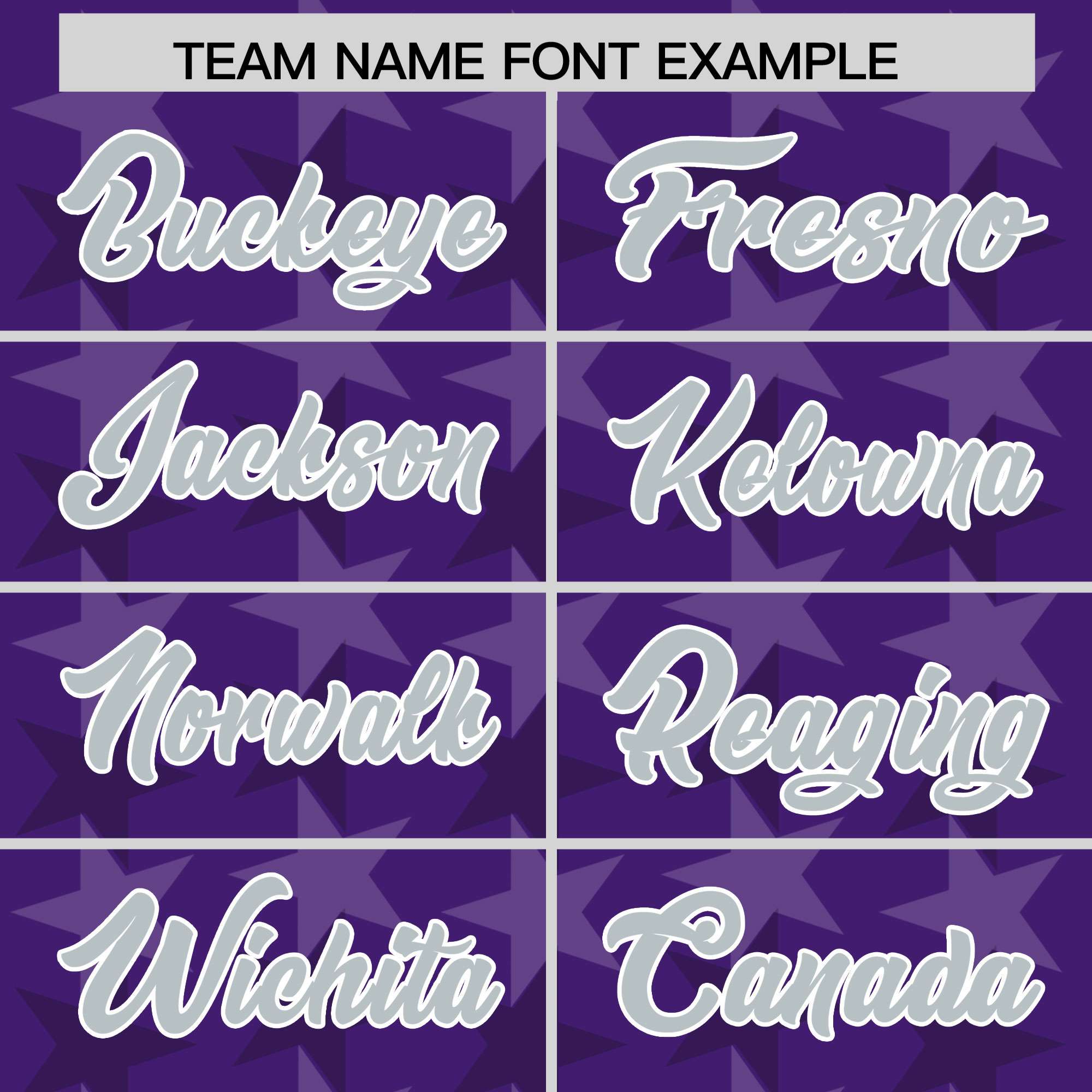 Custom Purple Grey Personalized All Star Graffiti Pattern Authentic American Football Jersey