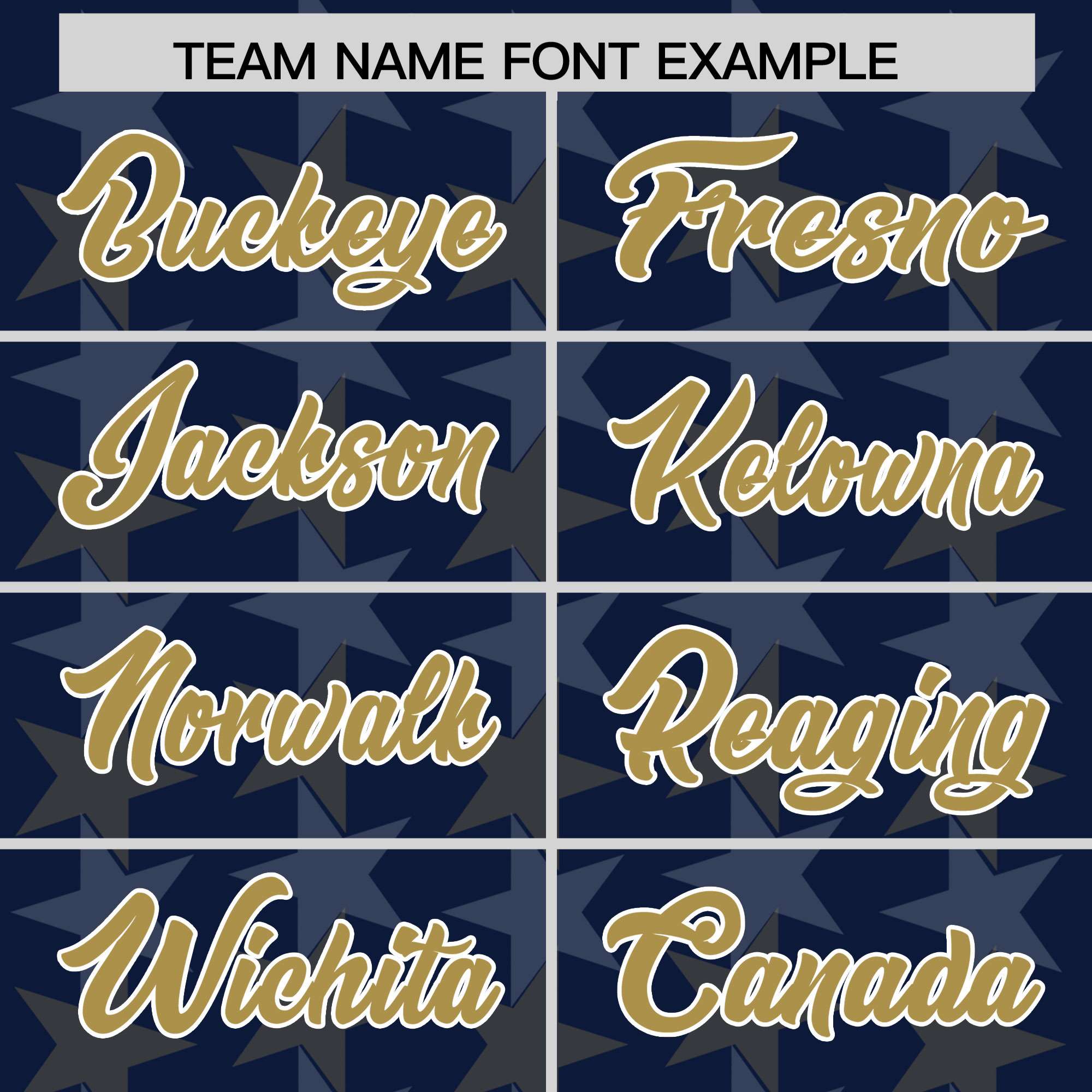 Custom Navy Old Gold Personalized All Star Graffiti Pattern Authentic American Football Jersey