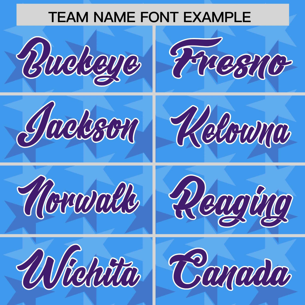 Custom Light Blue Purple Personalized All Star Graffiti Pattern Authentic American Football Jersey