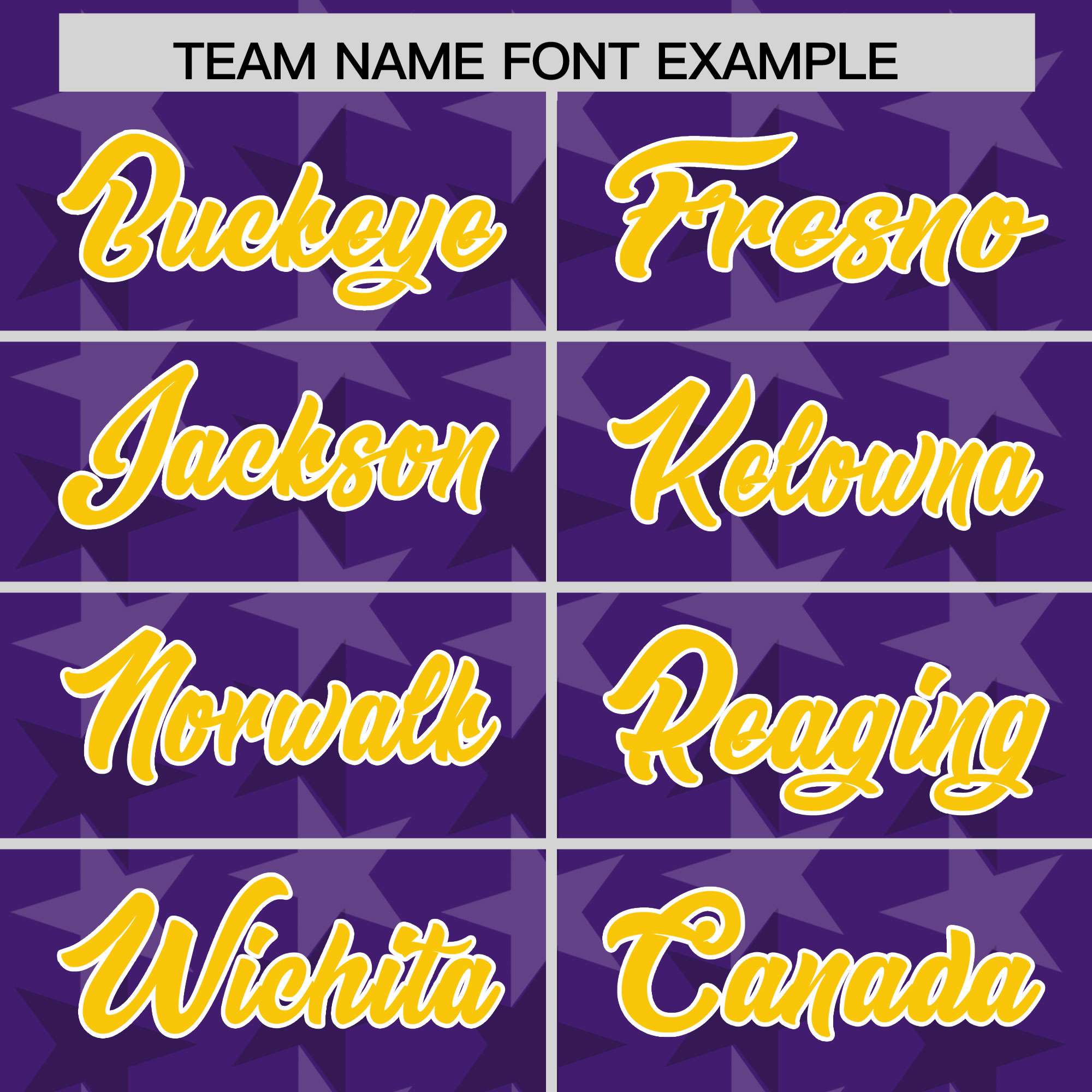 Custom Purple Gold Personalized All Star Graffiti Pattern Authentic American Football Jersey
