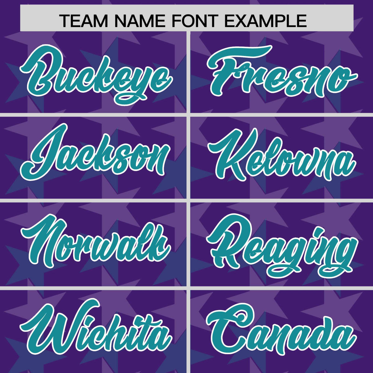 Custom Purple Aqua Personalized All Star Graffiti Pattern Authentic American Football Jersey