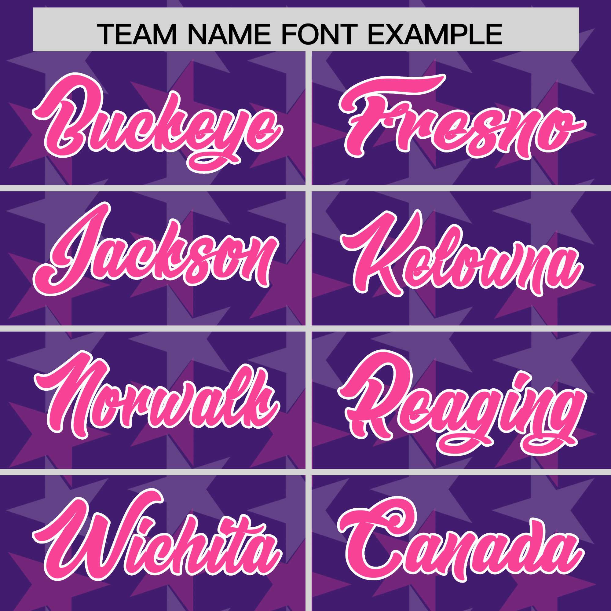 Custom Purple Pink Personalized All Star Graffiti Pattern Authentic American Football Jersey