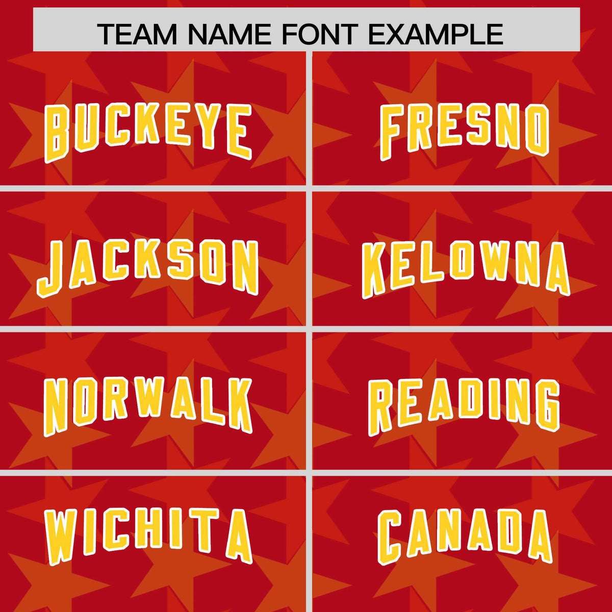 Custom Red Yellow Personalized All Star Graffiti Pattern Authentic American Football Jersey