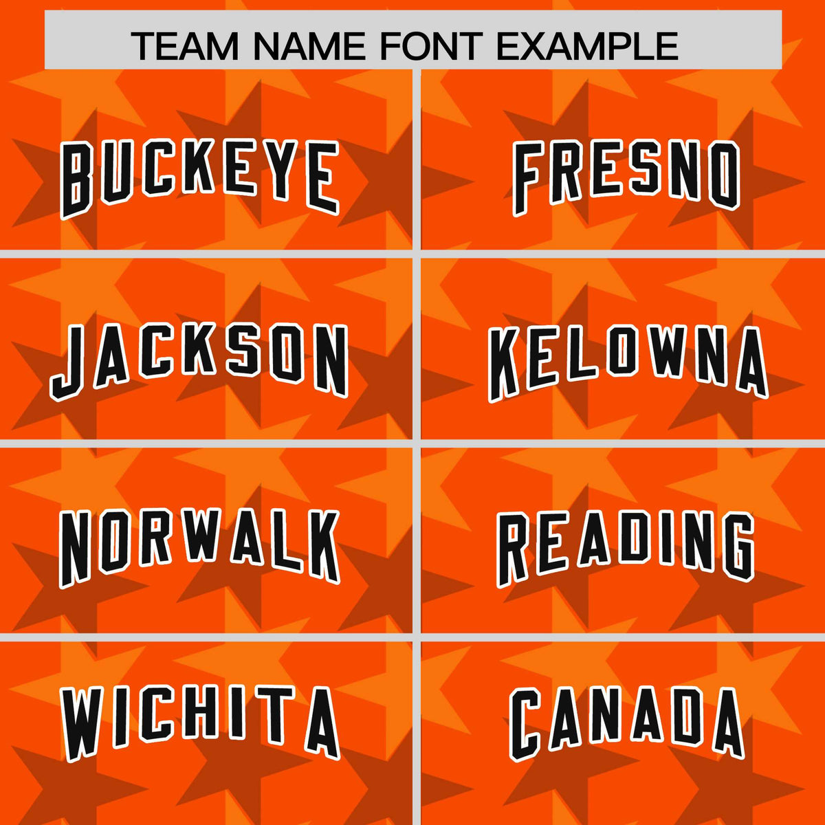 Custom Orange Black Personalized All Star Graffiti Pattern Authentic American Football Jersey