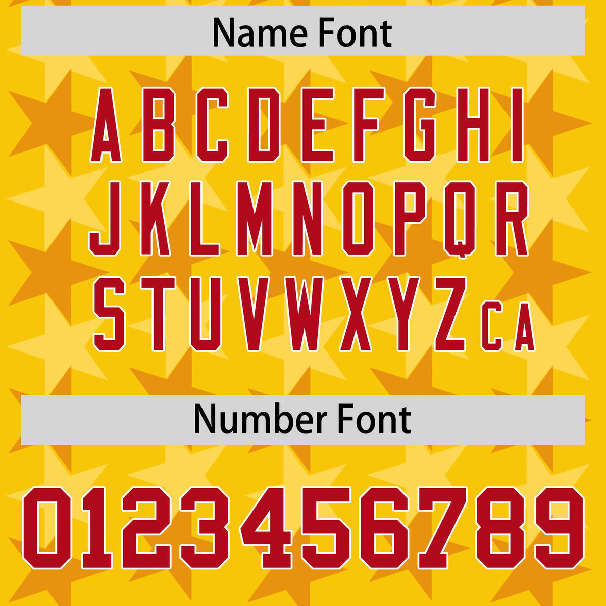 Custom Gold Red Personalized All Star Graffiti Pattern Authentic American Football Jersey