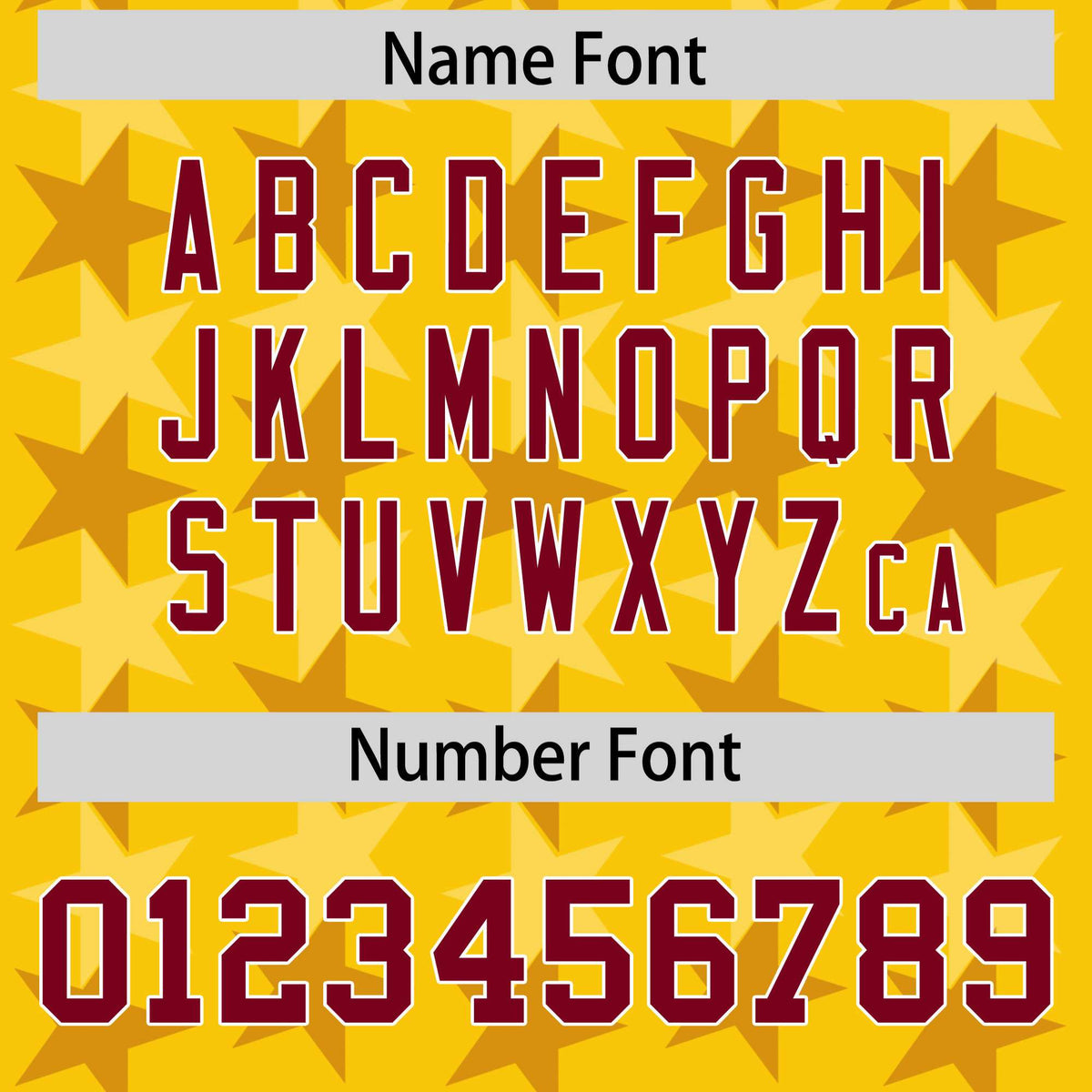 Custom Gold Crimson Personalized All Star Graffiti Pattern Authentic American Football Jersey