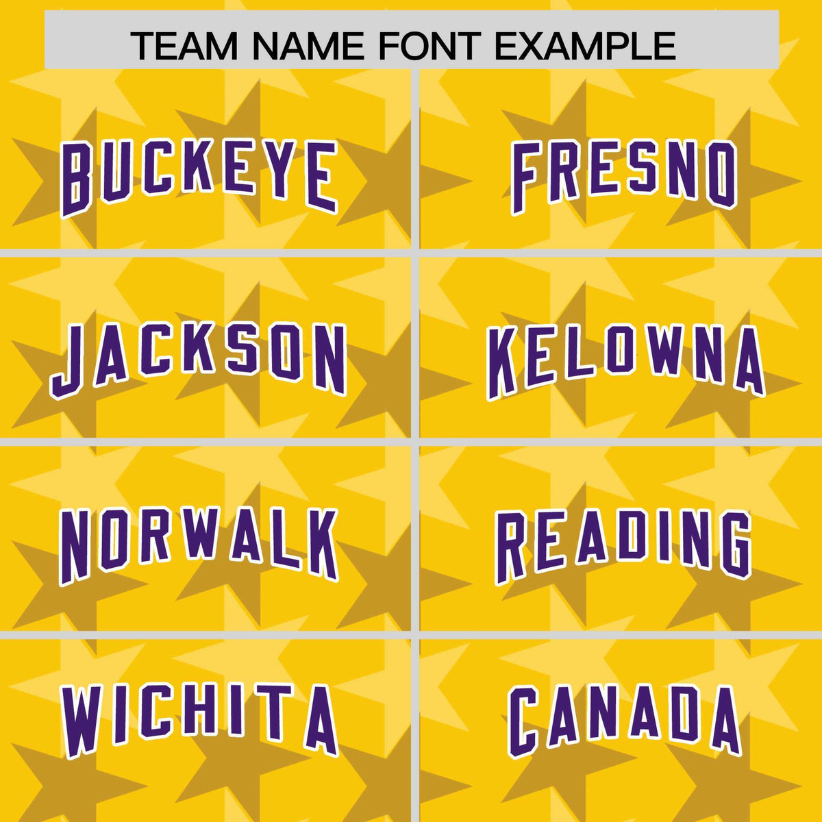 Custom Gold Purple Personalized All Star Graffiti Pattern Authentic American Football Jersey