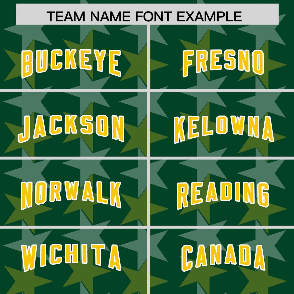 Custom Green Gold Personalized All Star Graffiti Pattern Authentic American Football Jersey