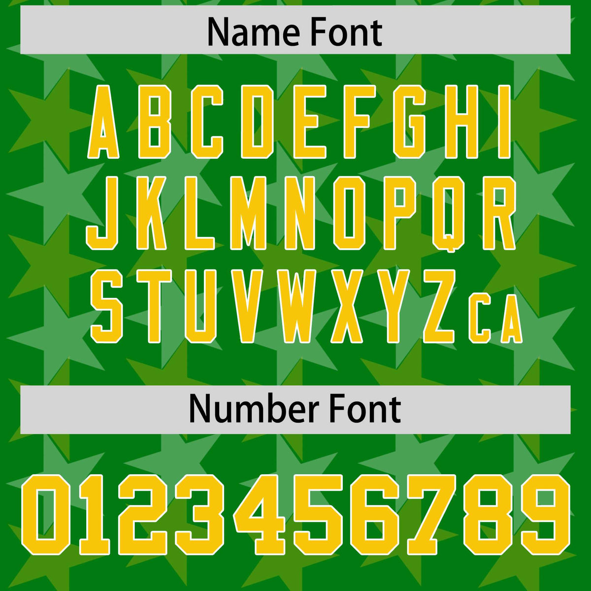 Custom Kelly Green Gold Personalized All Star Graffiti Pattern Authentic American Football Jersey