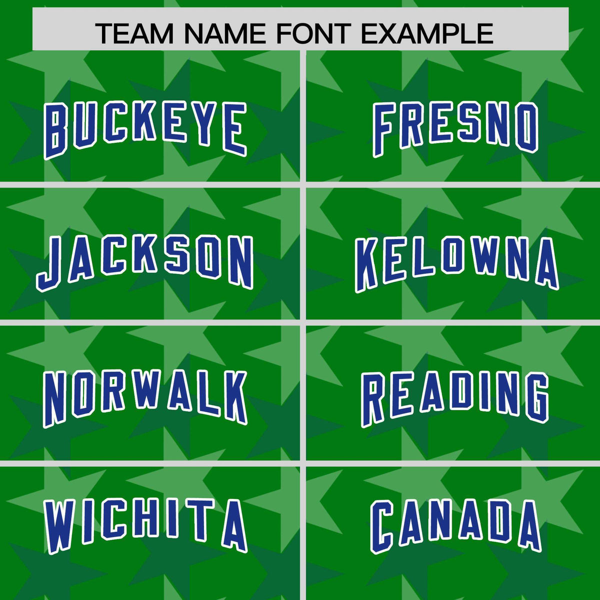 Custom Kelly Green Royal Personalized All Star Graffiti Pattern Authentic American Football Jersey