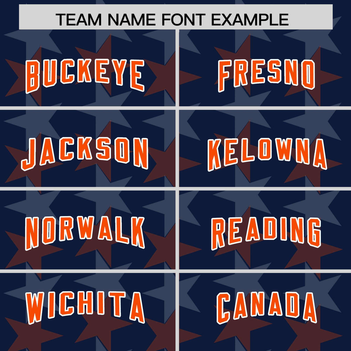 Custom Navy Orange Personalized All Star Graffiti Pattern Authentic American Football Jersey