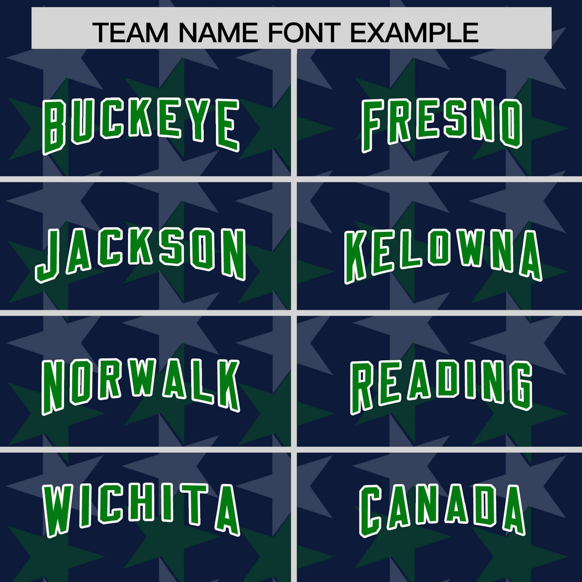 Custom Navy Kelly Green Personalized All Star Graffiti Pattern Authentic American Football Jersey