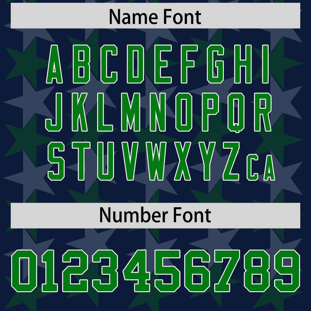 Custom Navy Kelly Green Personalized All Star Graffiti Pattern Authentic American Football Jersey