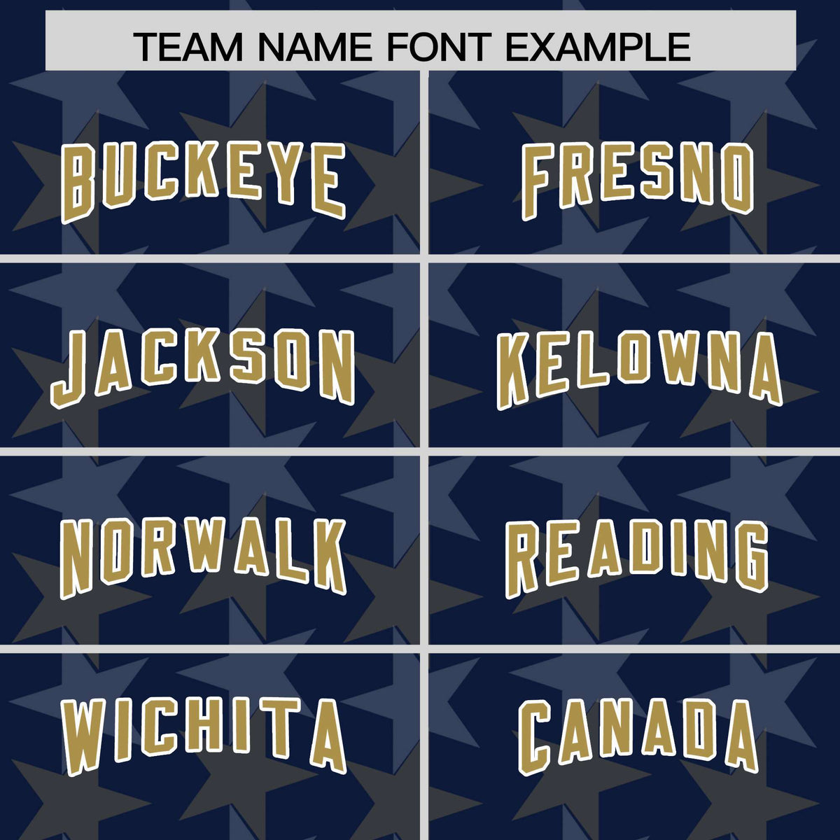 Custom Navy Old Gold Personalized All Star Graffiti Pattern Authentic American Football Jersey