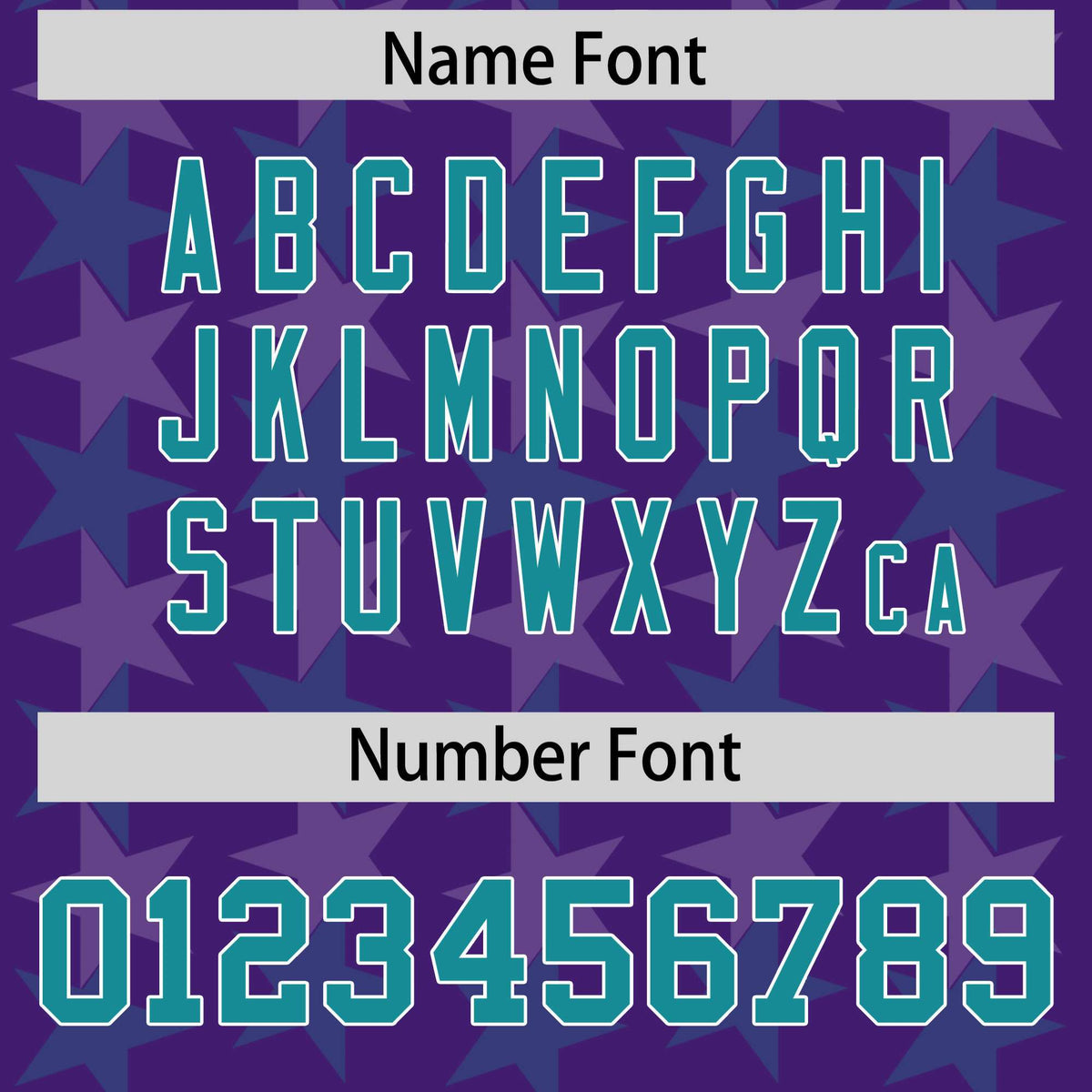 Custom Purple Aqua Personalized All Star Graffiti Pattern Authentic American Football Jersey