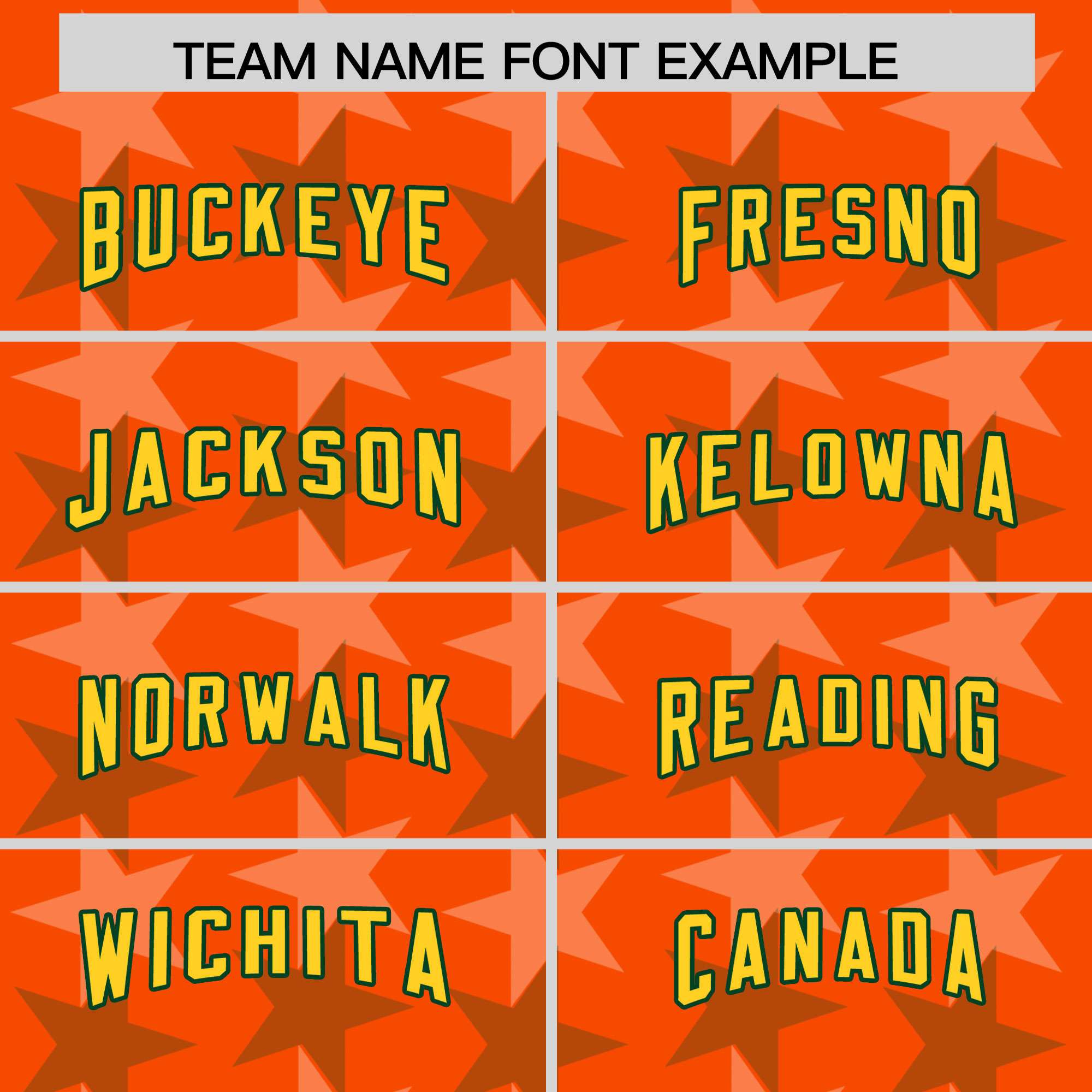 Custom Orange Green Personalized All Star Graffiti Pattern Authentic American Football Jersey