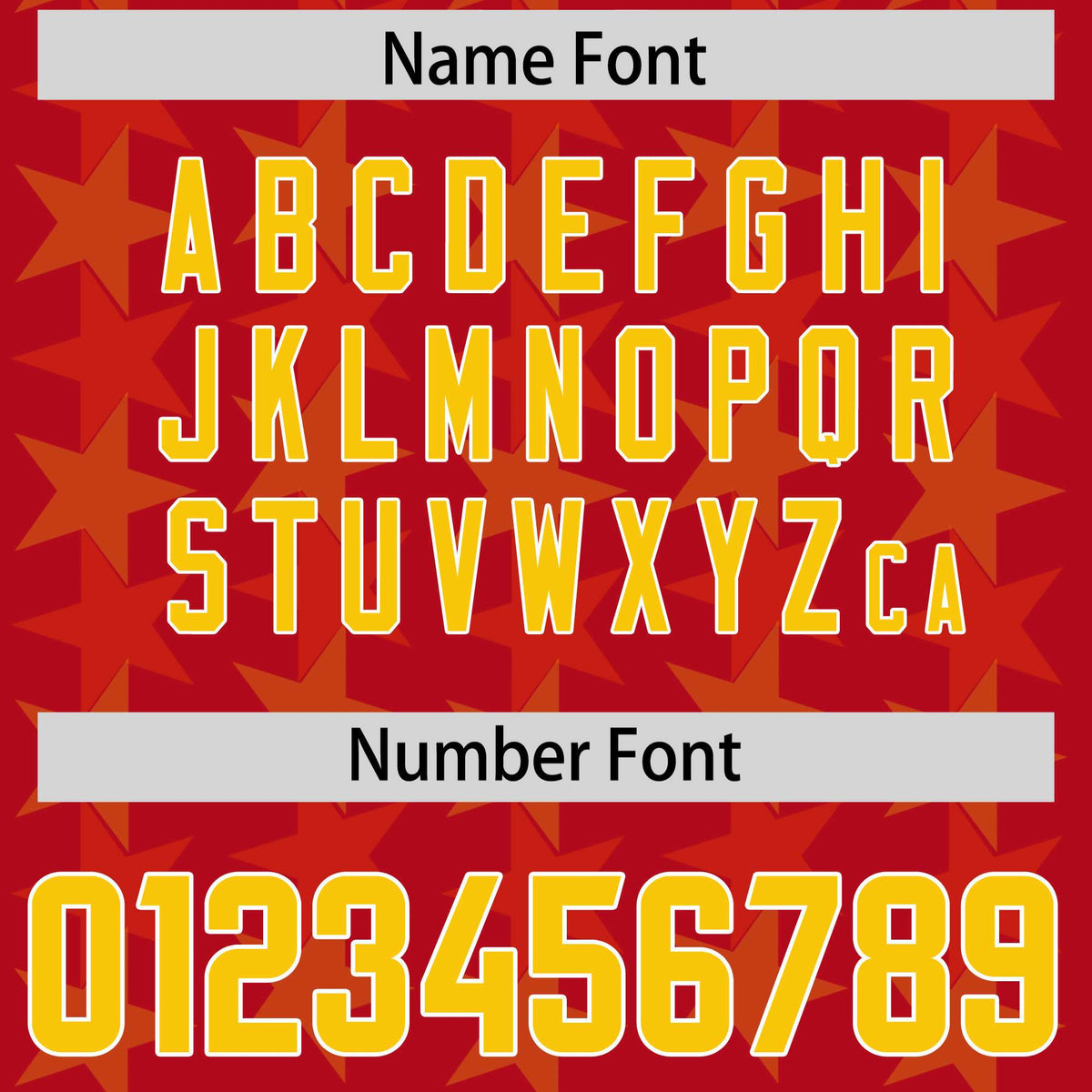 Custom Red Yellow Personalized All Star Graffiti Pattern Authentic American Football Jersey