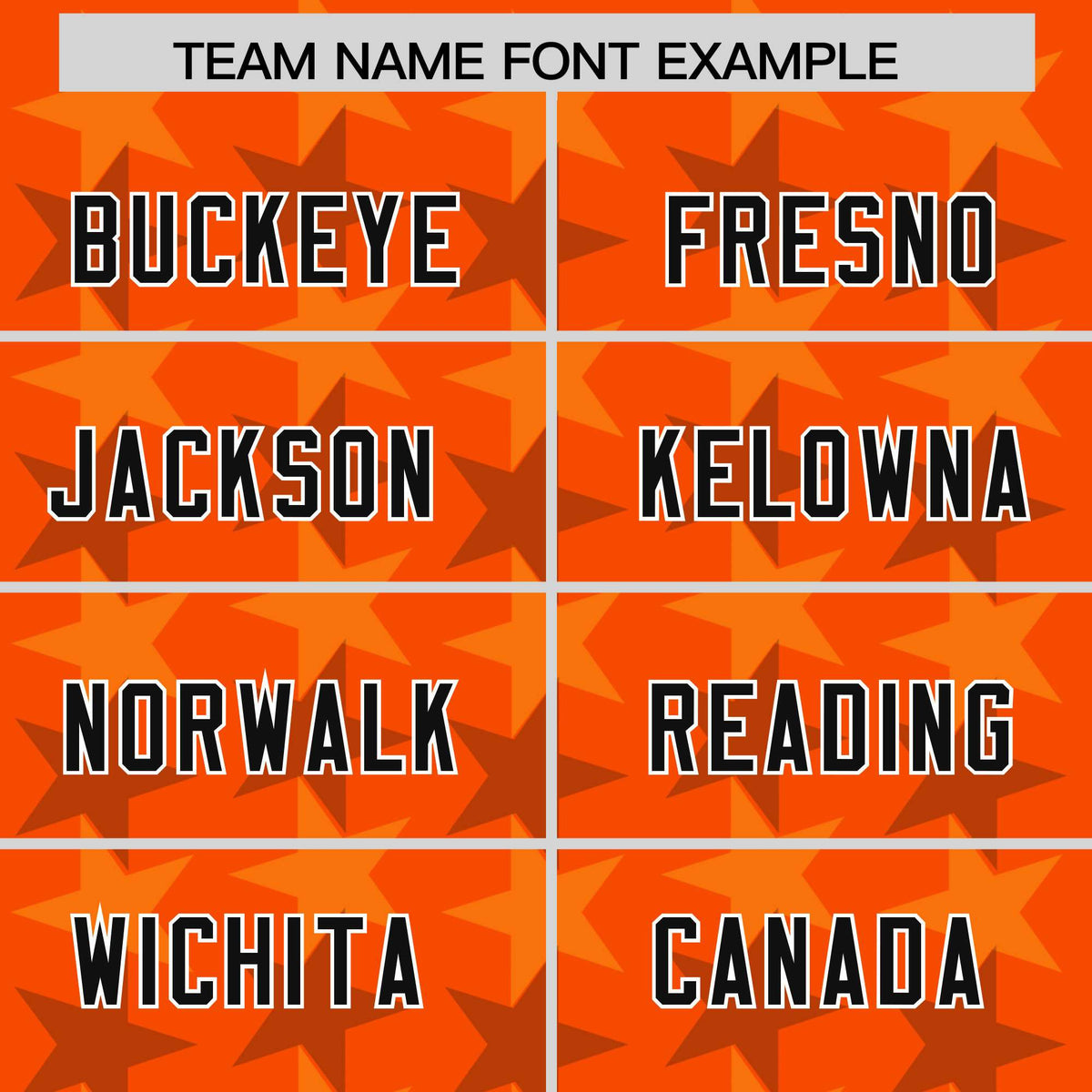 Custom Orange Black Personalized All Star Graffiti Pattern Authentic American Football Jersey