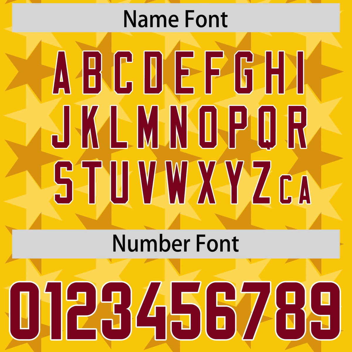 Custom Gold Crimson Personalized All Star Graffiti Pattern Authentic American Football Jersey