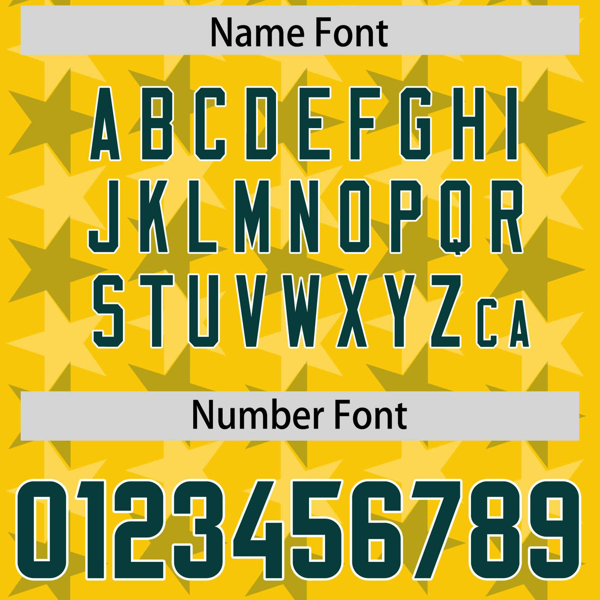 Custom Gold Green Personalized All Star Graffiti Pattern Authentic American Football Jersey