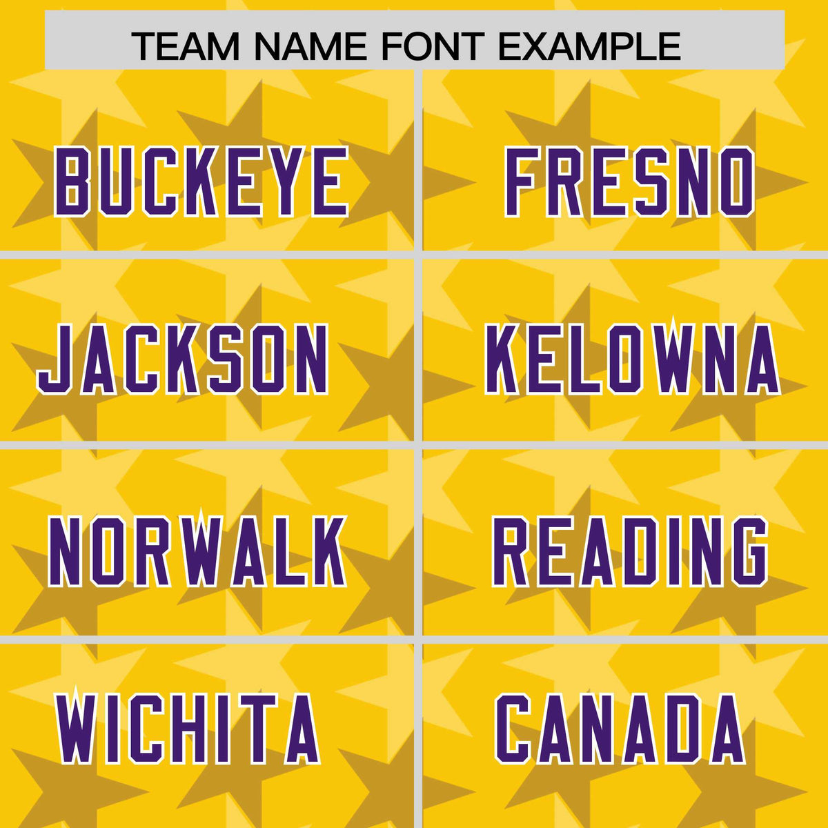 Custom Gold Purple Personalized All Star Graffiti Pattern Authentic American Football Jersey