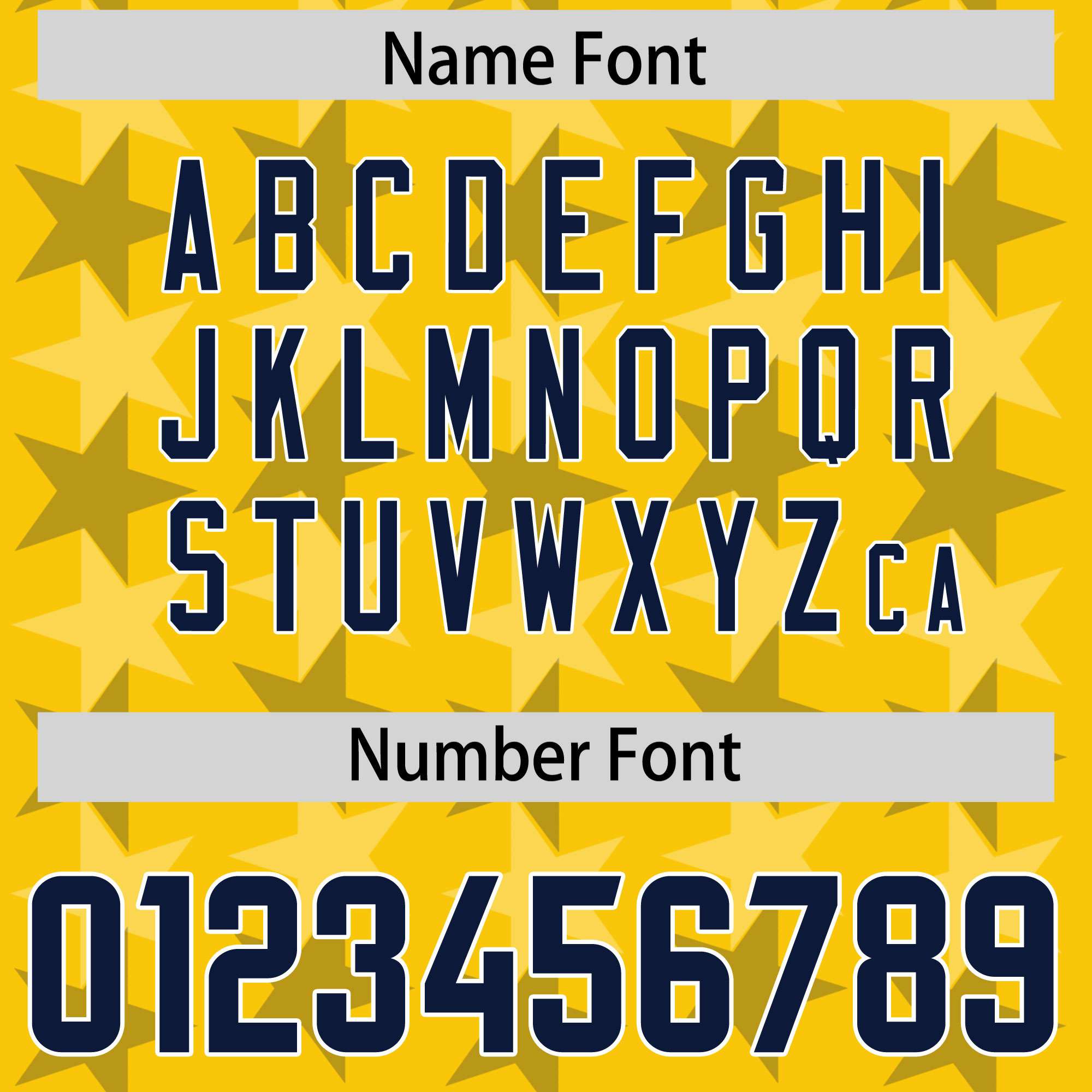 Custom Gold Navy Personalized All Star Graffiti Pattern Authentic American Football Jersey