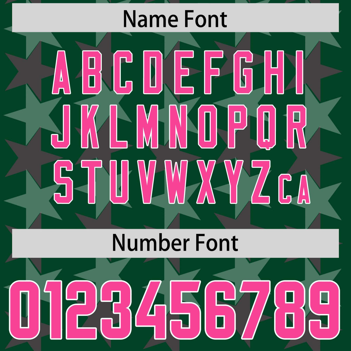 Custom Green Pink Personalized All Star Graffiti Pattern Authentic American Football Jersey