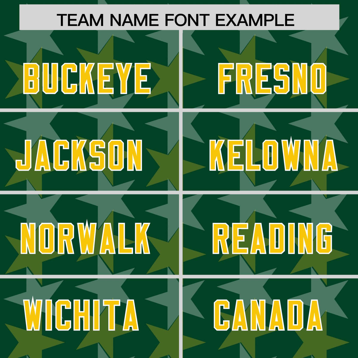 Custom Green Gold Personalized All Star Graffiti Pattern Authentic American Football Jersey