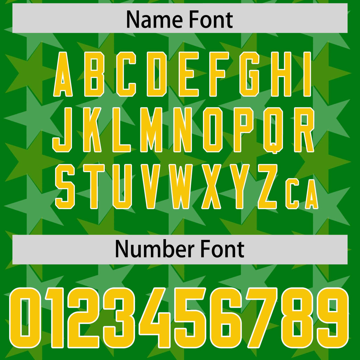 Custom Kelly Green Gold Personalized All Star Graffiti Pattern Authentic American Football Jersey