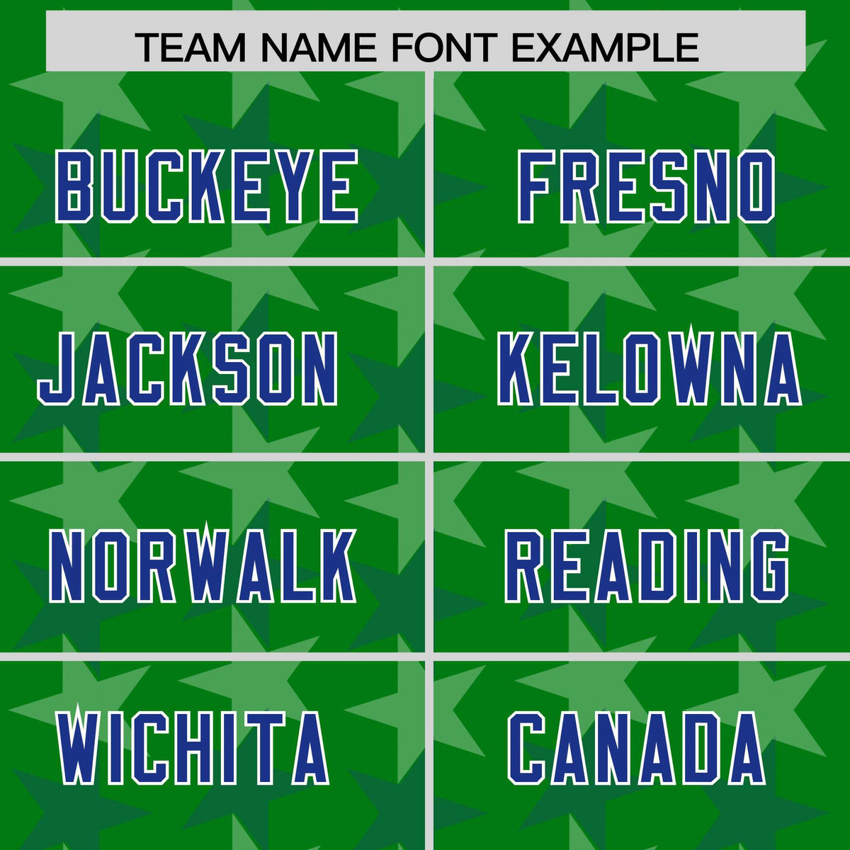 Custom Kelly Green Royal Personalized All Star Graffiti Pattern Authentic American Football Jersey