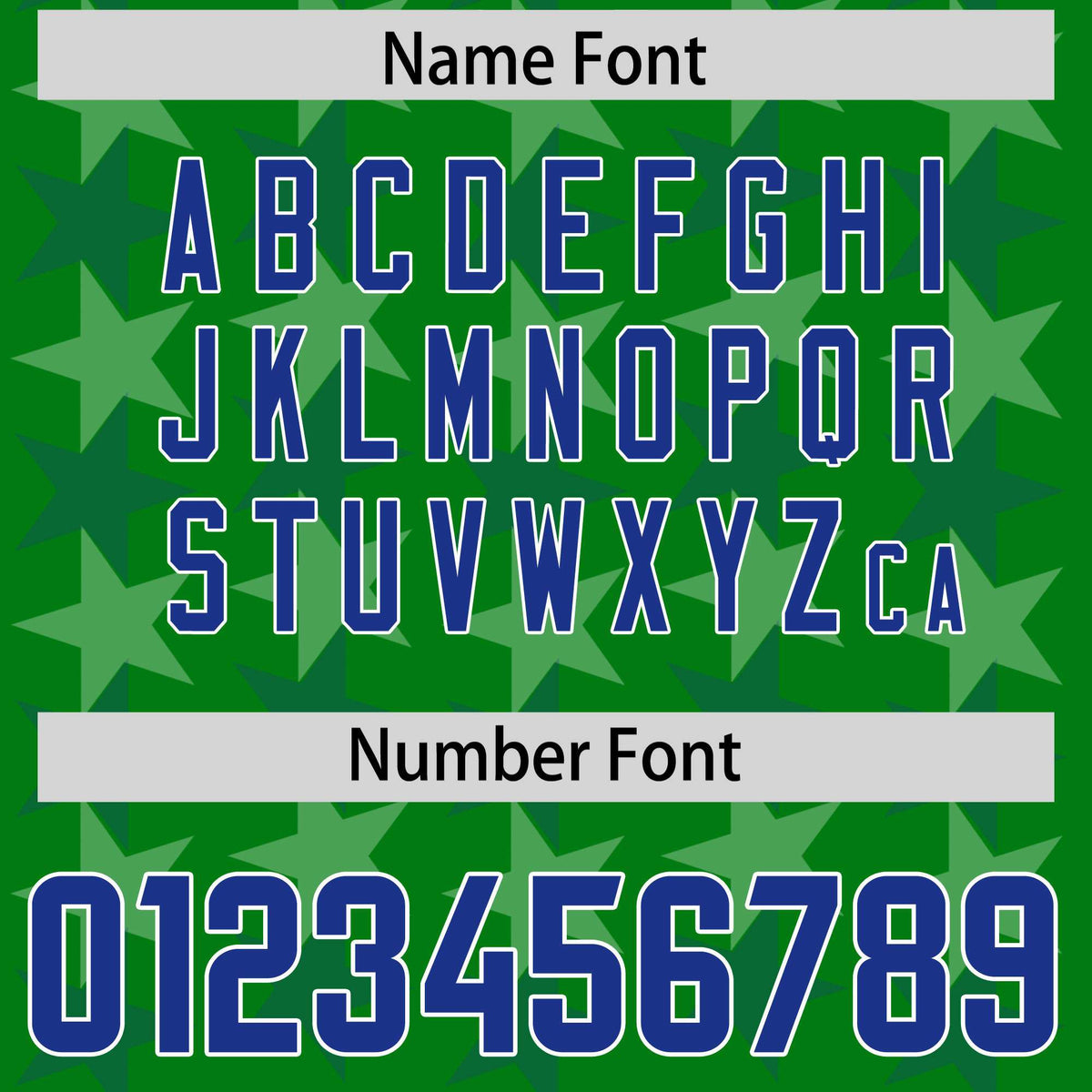 Custom Kelly Green Royal Personalized All Star Graffiti Pattern Authentic American Football Jersey