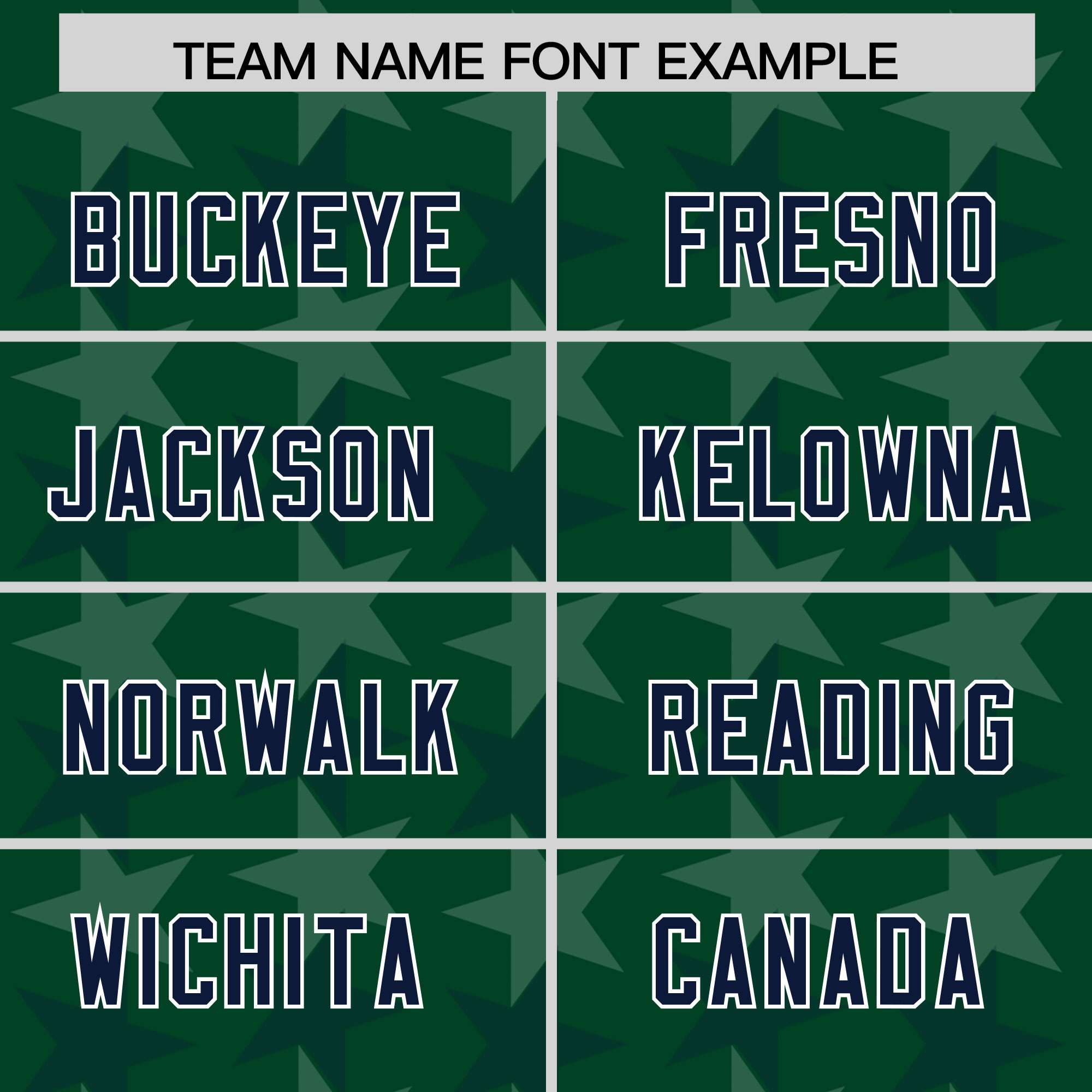 Custom Green Navy Personalized All Star Graffiti Pattern Authentic American Football Jersey