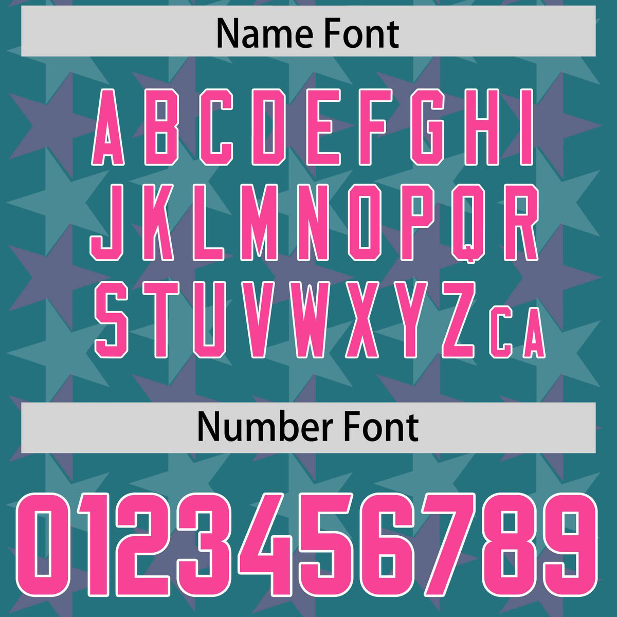 Custom Aqua Pink Personalized All Star Graffiti Pattern Authentic American Football Jersey