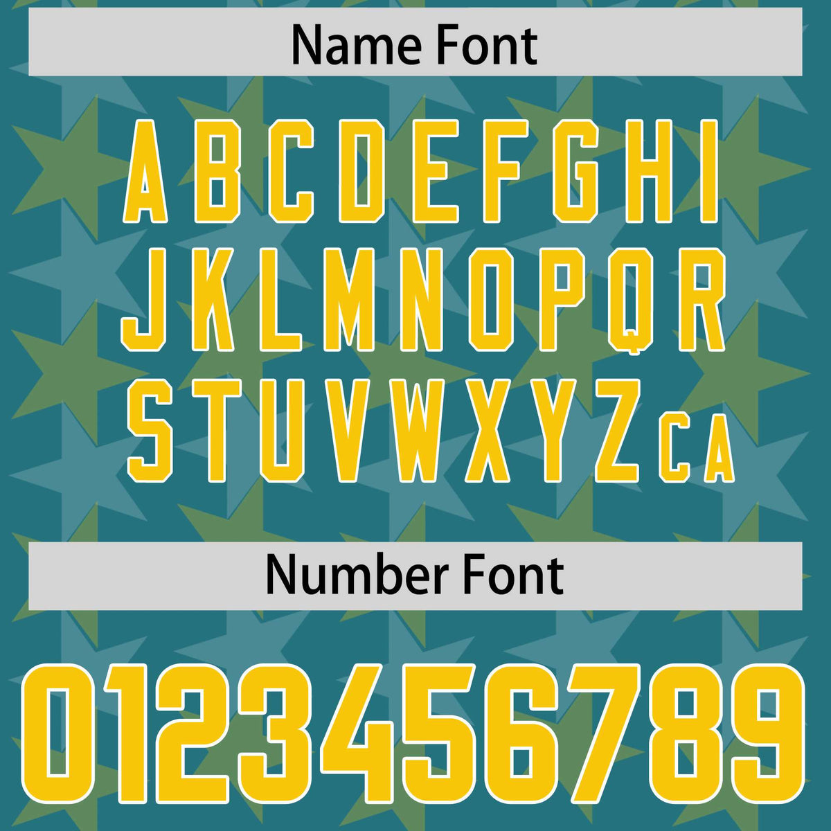 Custom Aqua Gold Personalized All Star Graffiti Pattern Authentic American Football Jersey