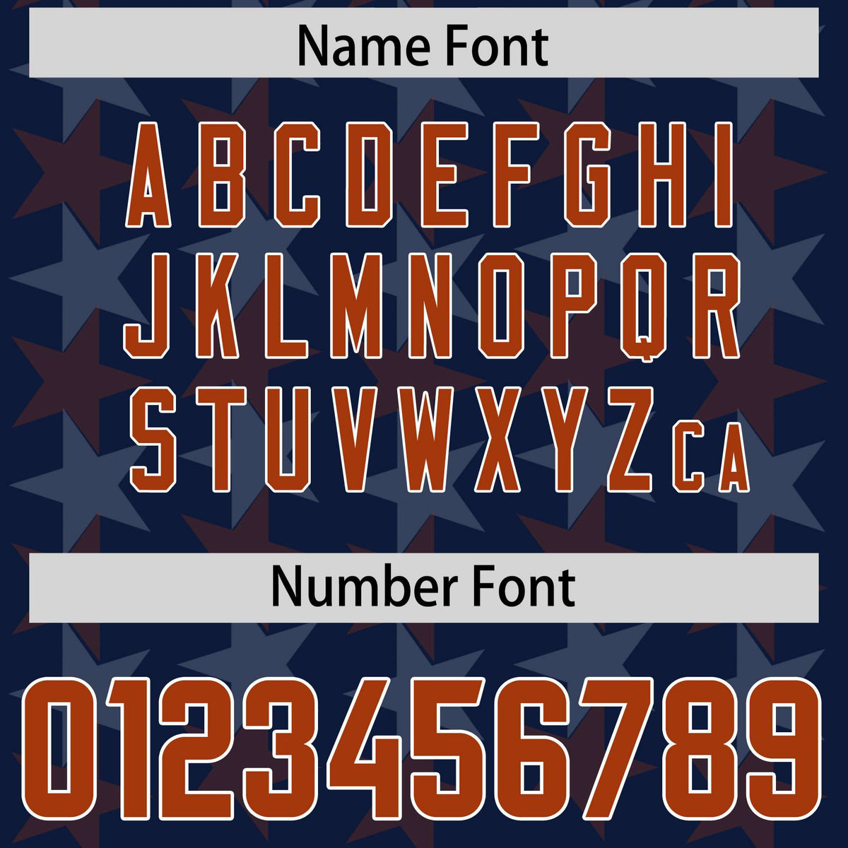 Custom Navy Texas Orange Personalized All Star Graffiti Pattern Authentic American Football Jersey