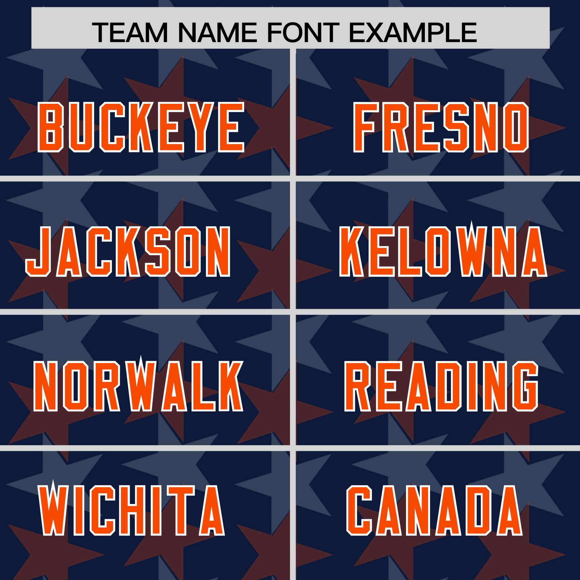 Custom Navy Orange Personalized All Star Graffiti Pattern Authentic American Football Jersey