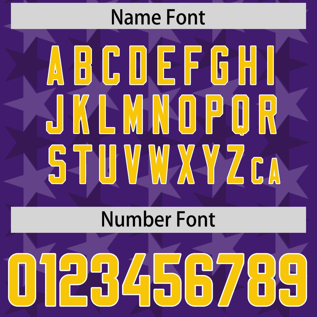 Custom Purple Gold Personalized All Star Graffiti Pattern Authentic American Football Jersey