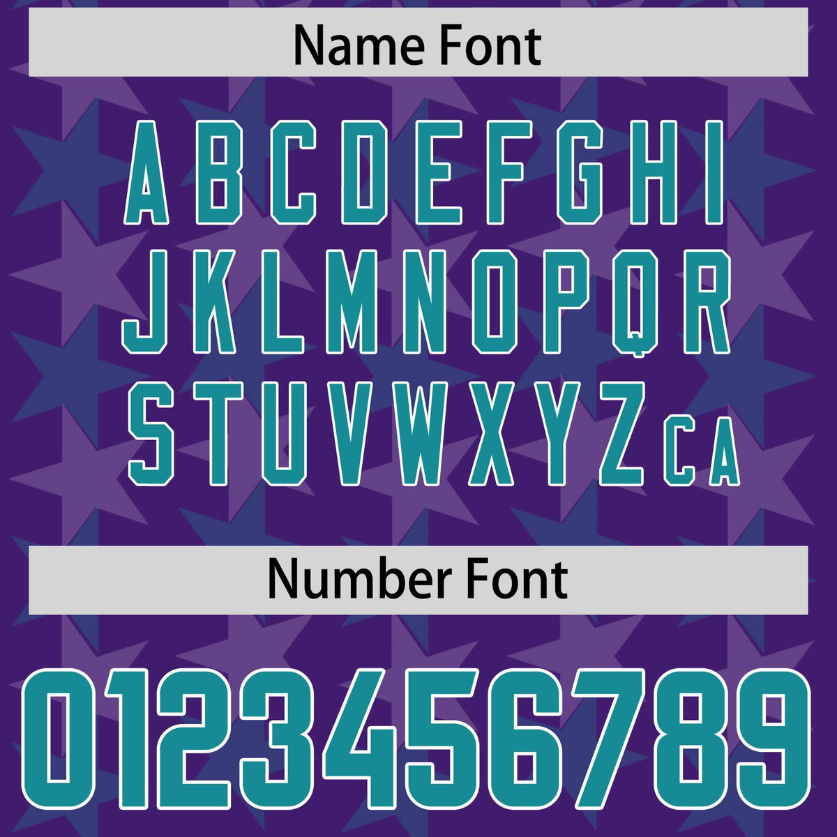 Custom Purple Aqua Personalized All Star Graffiti Pattern Authentic American Football Jersey