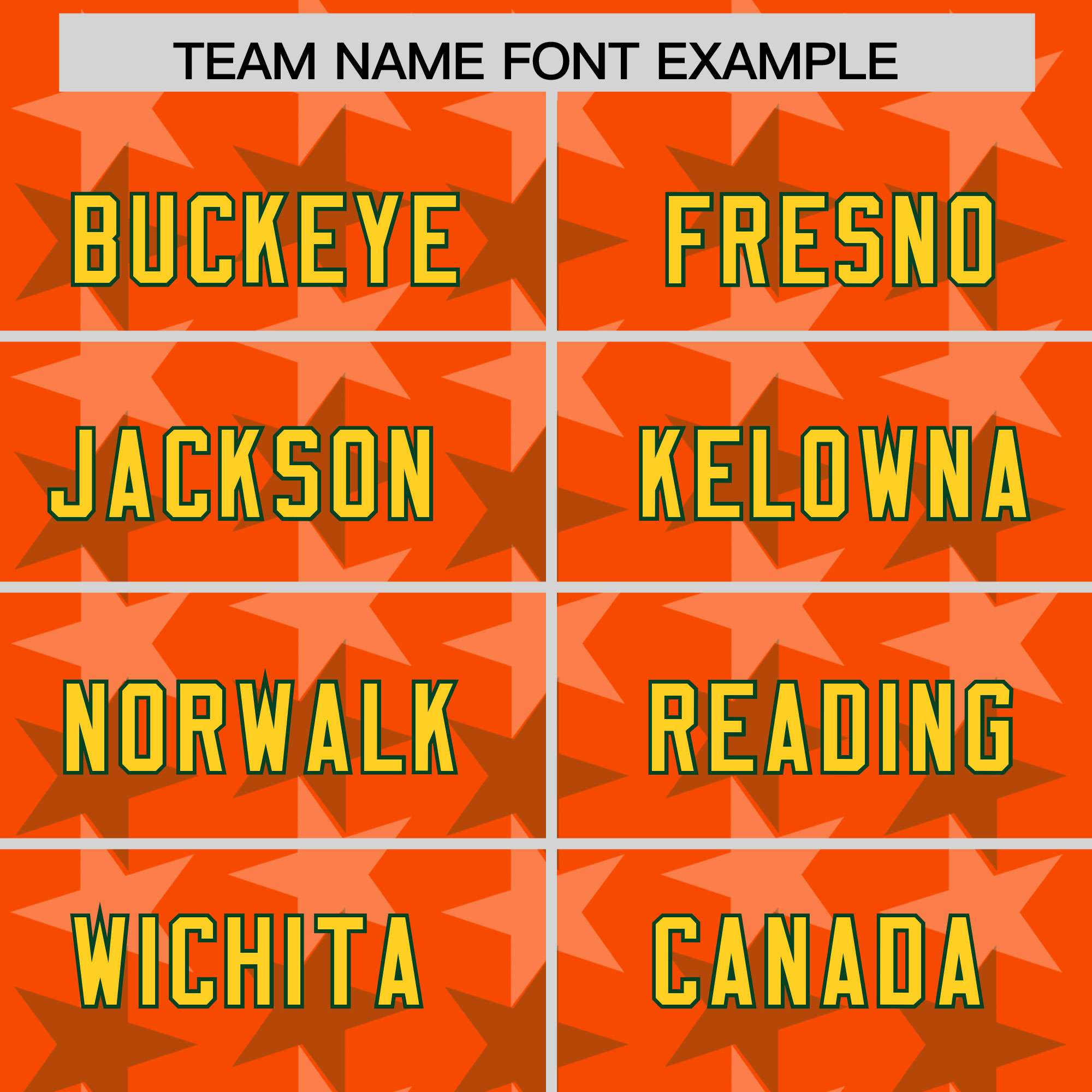 Custom Orange Green Personalized All Star Graffiti Pattern Authentic American Football Jersey