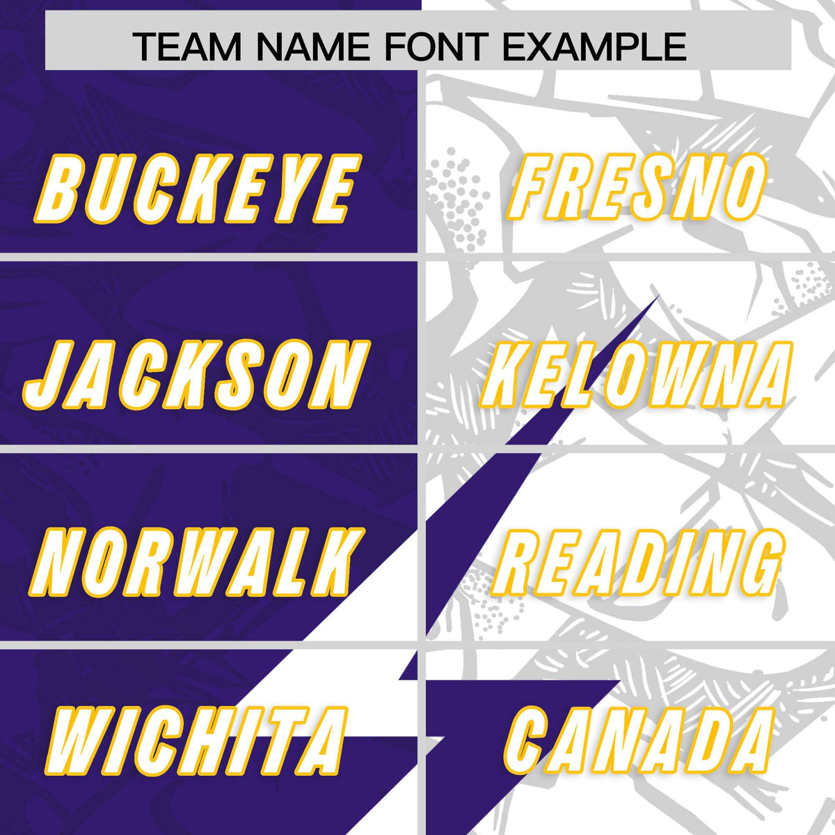 Custom Purple White Split Personalized Lightning Pattern American Football Jersey