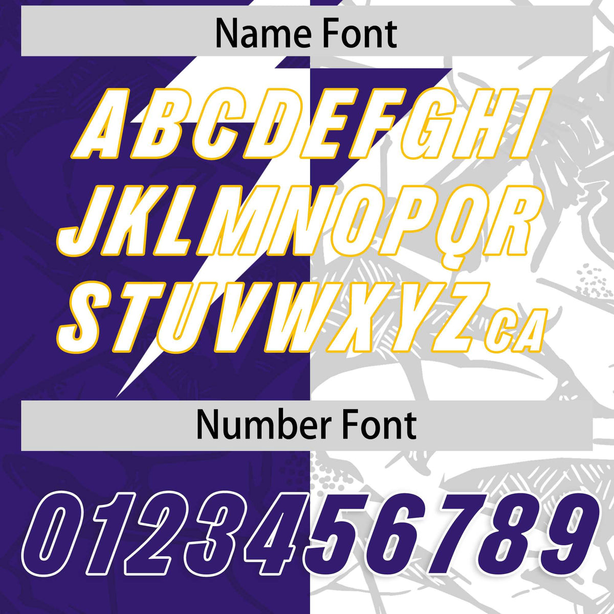 Custom Purple White Split Personalized Lightning Pattern American Football Jersey